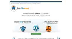 Desktop Screenshot of hostliketoast.com